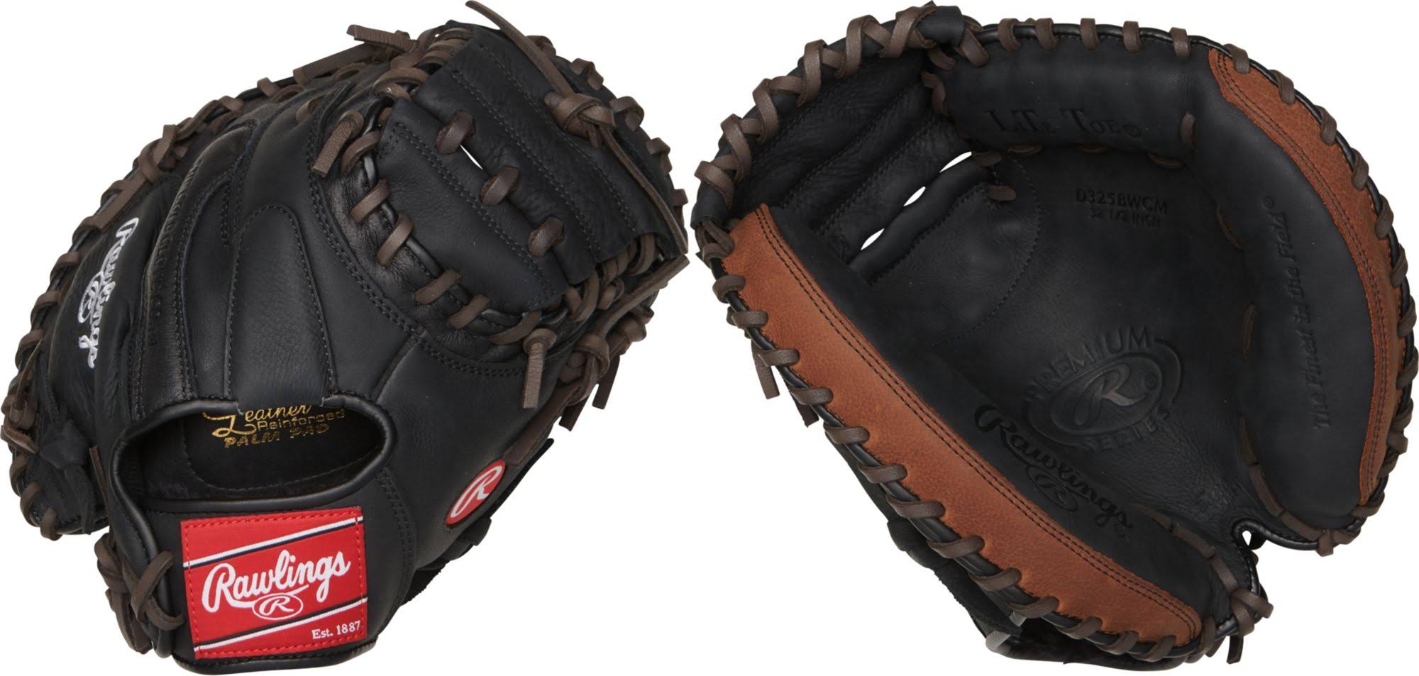 Rawlings 32.5&& Premium Series Catcher's Mitt 2020, Black