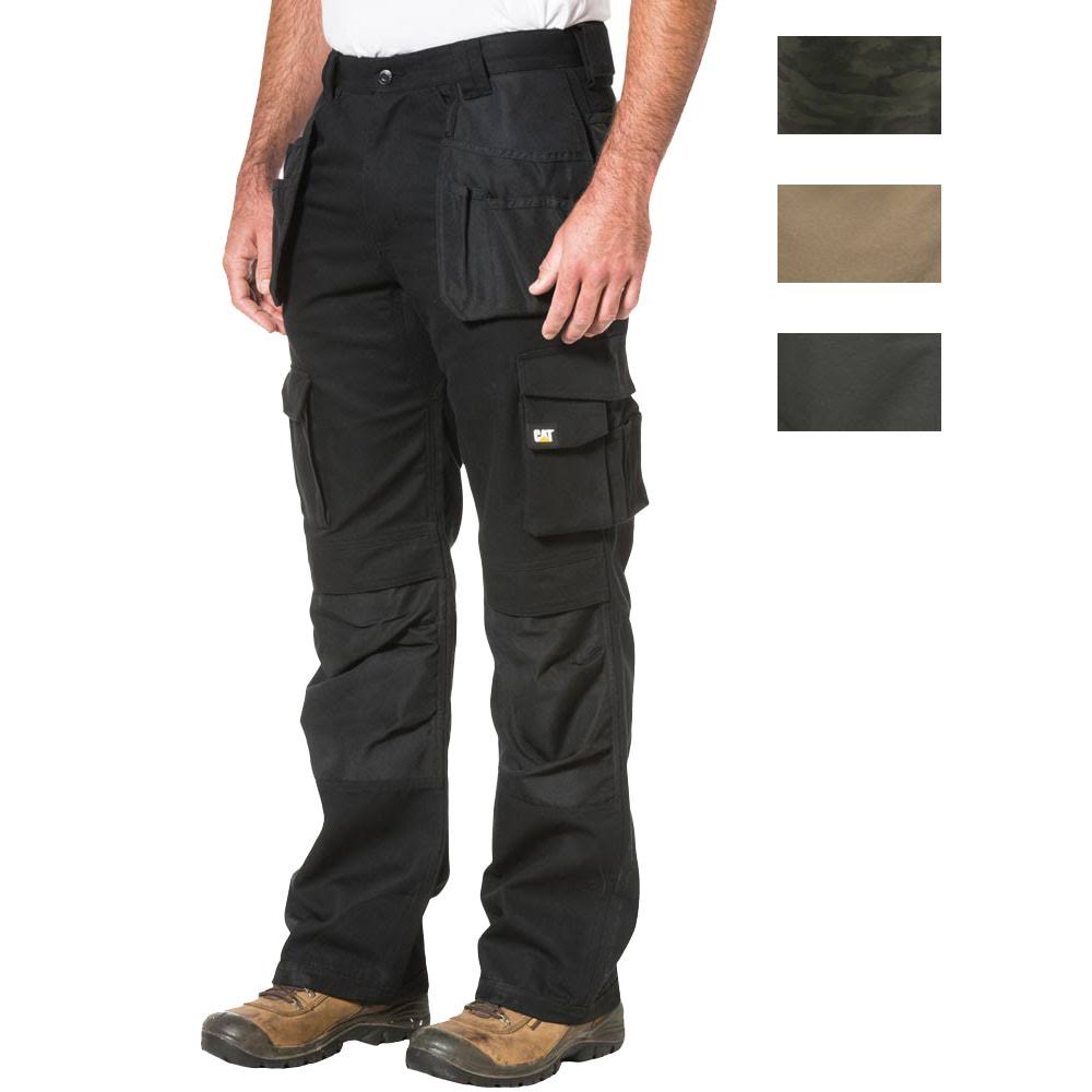Caterpillar Men's Trademark Work Pant, C172-016-40/30, Dark Sand