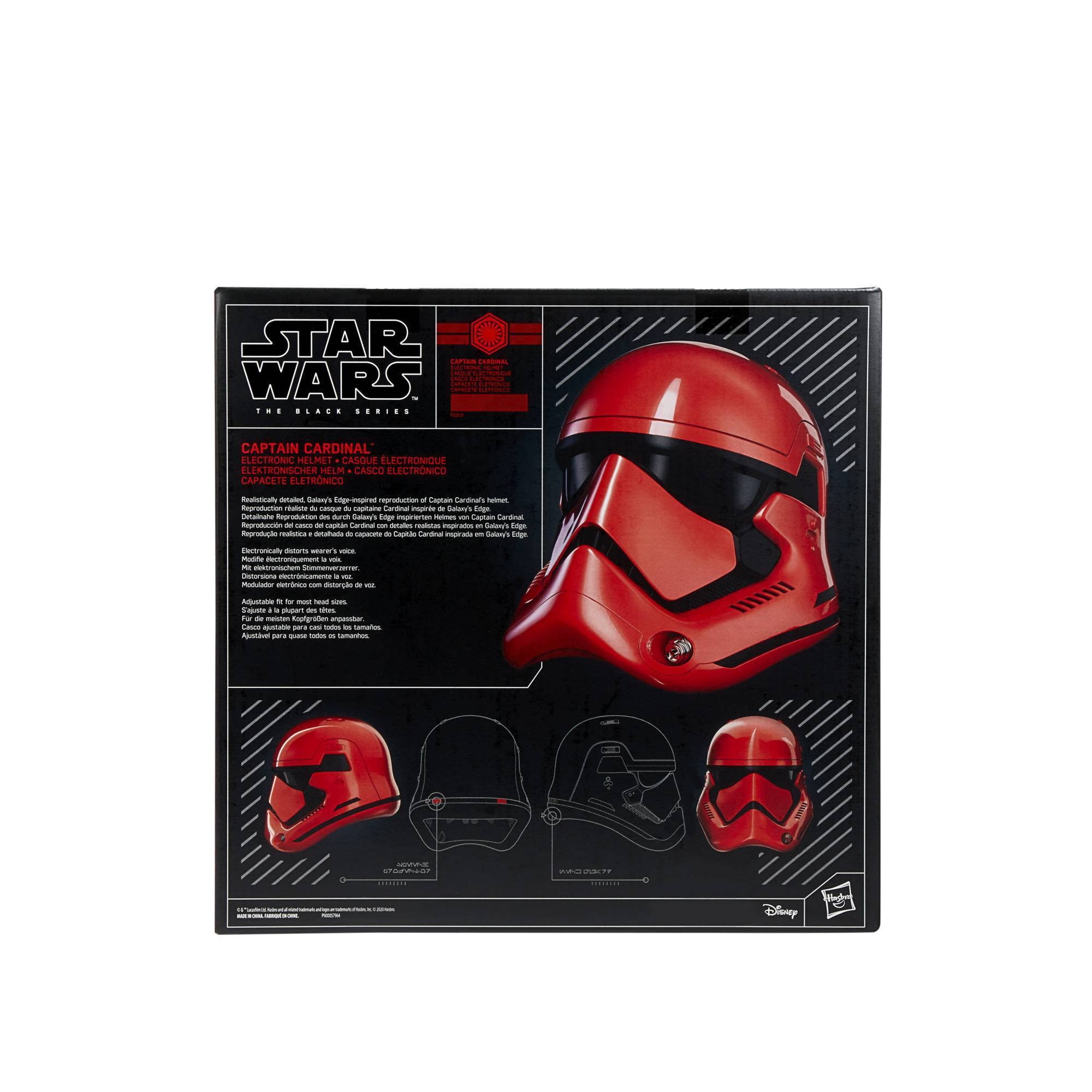 Star Wars The Black Series Galaxy's Edge Captain Cardinal Electronic Helmet