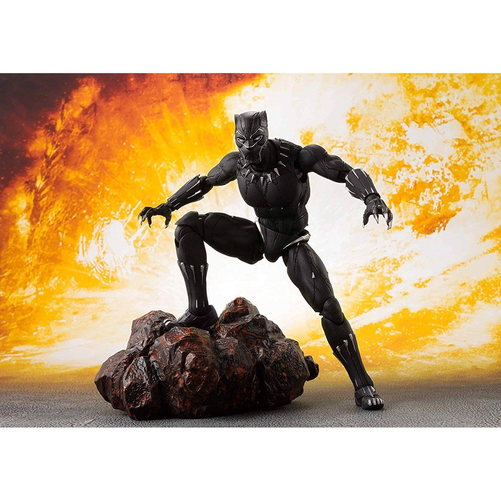 Avengers Infinity War S.H. Figuarts Action Figure Black Panther u0026 Tama