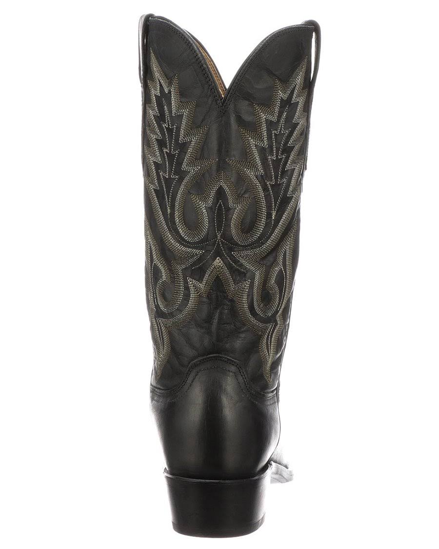 Lucchese Western Boots Men Madras Goat Snip Toe M1007.S54 Black