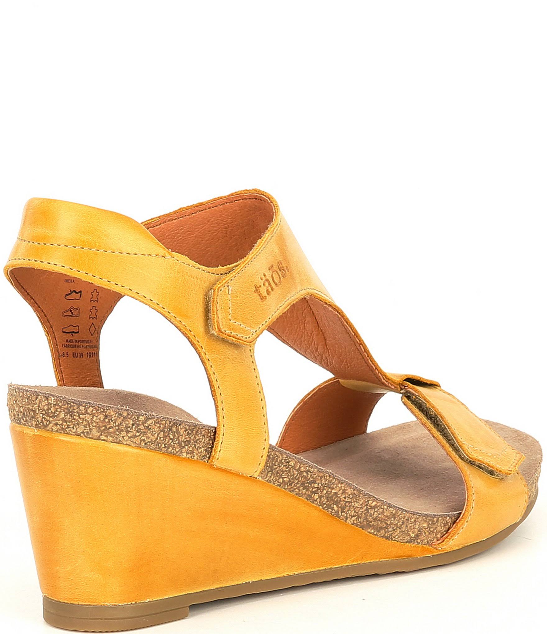 Taos Women's Sheila Wedge Sandal Steel 41