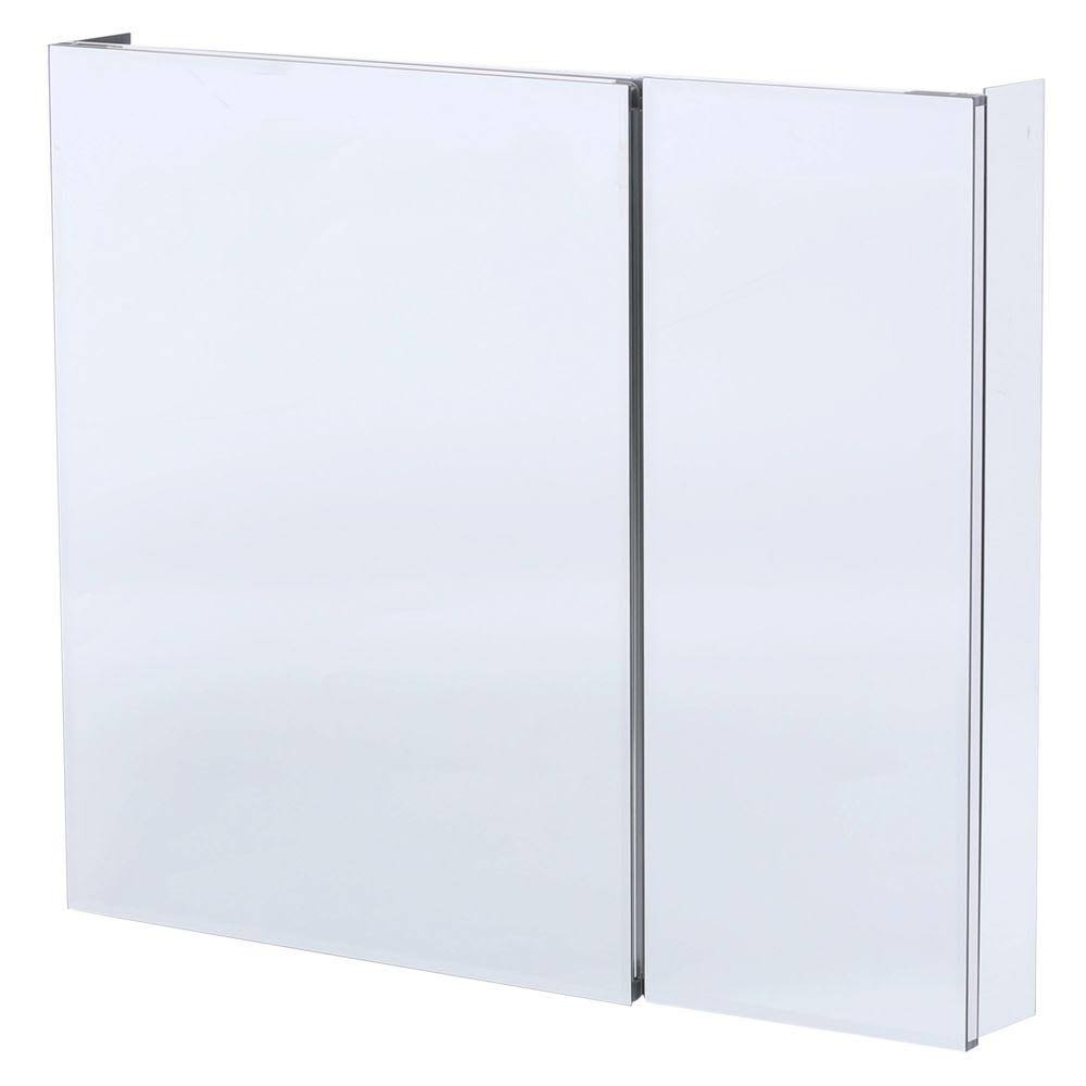 Pegasus 36 in. W x 30 in. H Frameless Recessed or Surface-Mount Bi-View Bathroom Medicine Cabinet with Beveled Mirror SP4587
