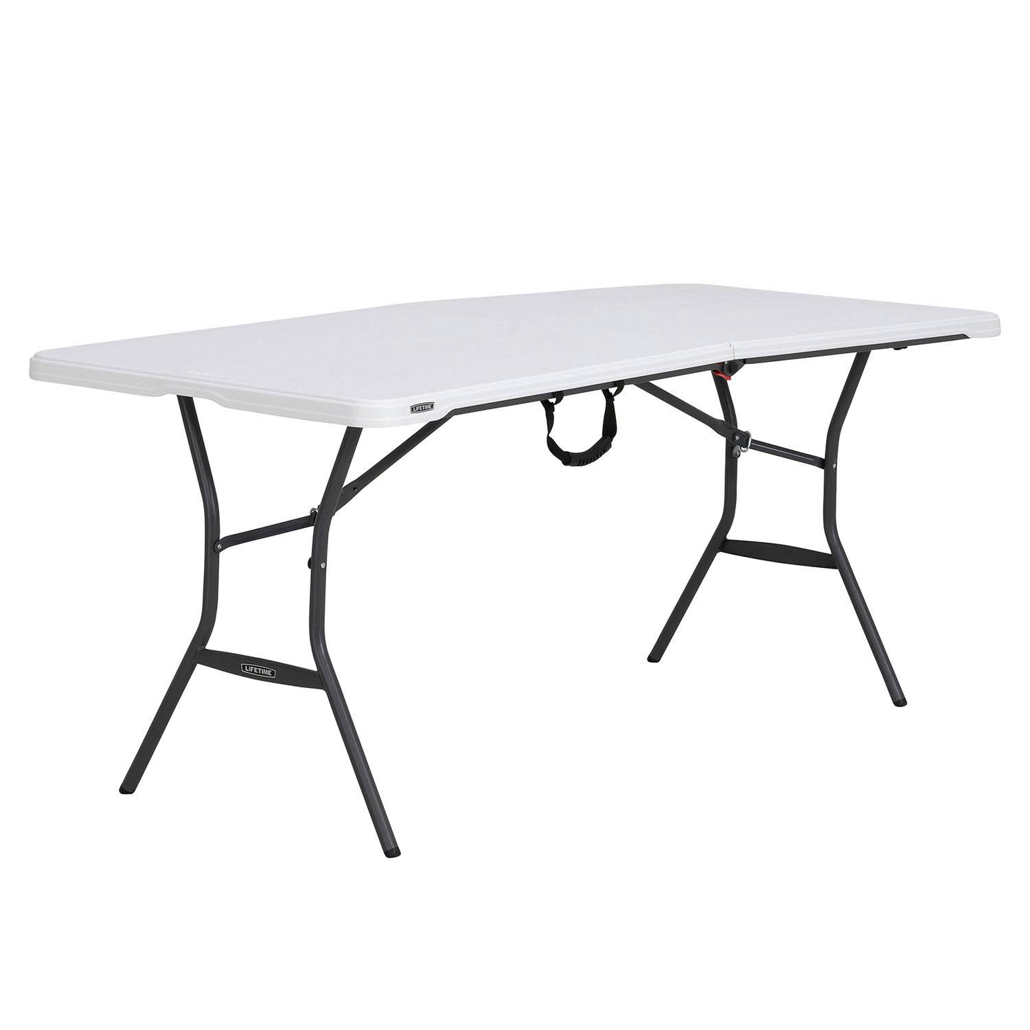 Lifetime Products Lifetime 6-Foot Fold-in-Half Table (Light Commercial)
