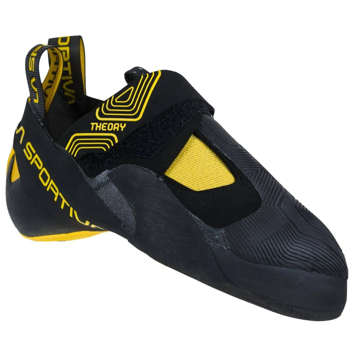 La Sportiva Men's Theory Climbing Shoe - 40 - Black / Yellow