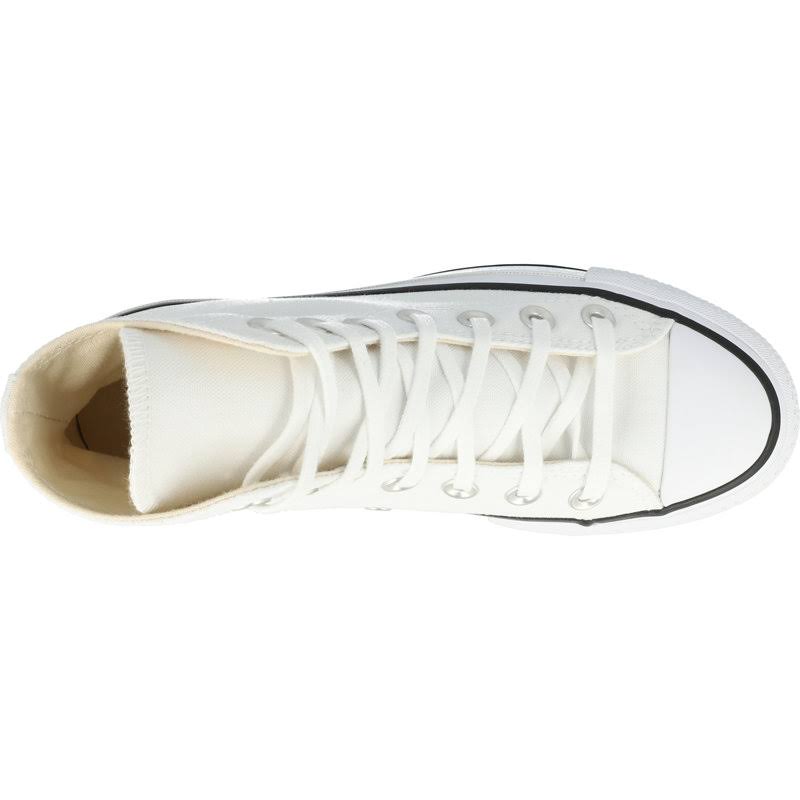 Chuck Taylor All Star Canvas Platform High Top - White Women's 10