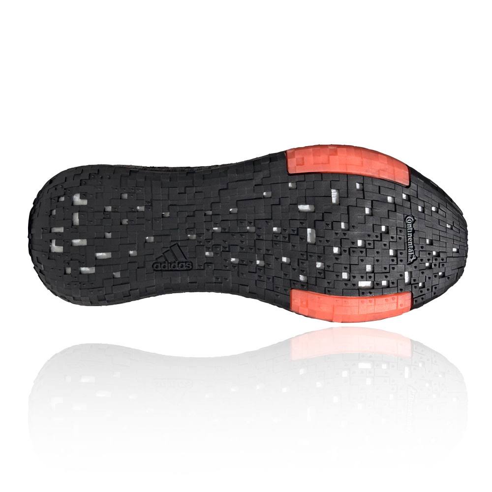 adidas Pulseboost HD Running Shoes UK 11.5 Black/Grey / Coral Men's