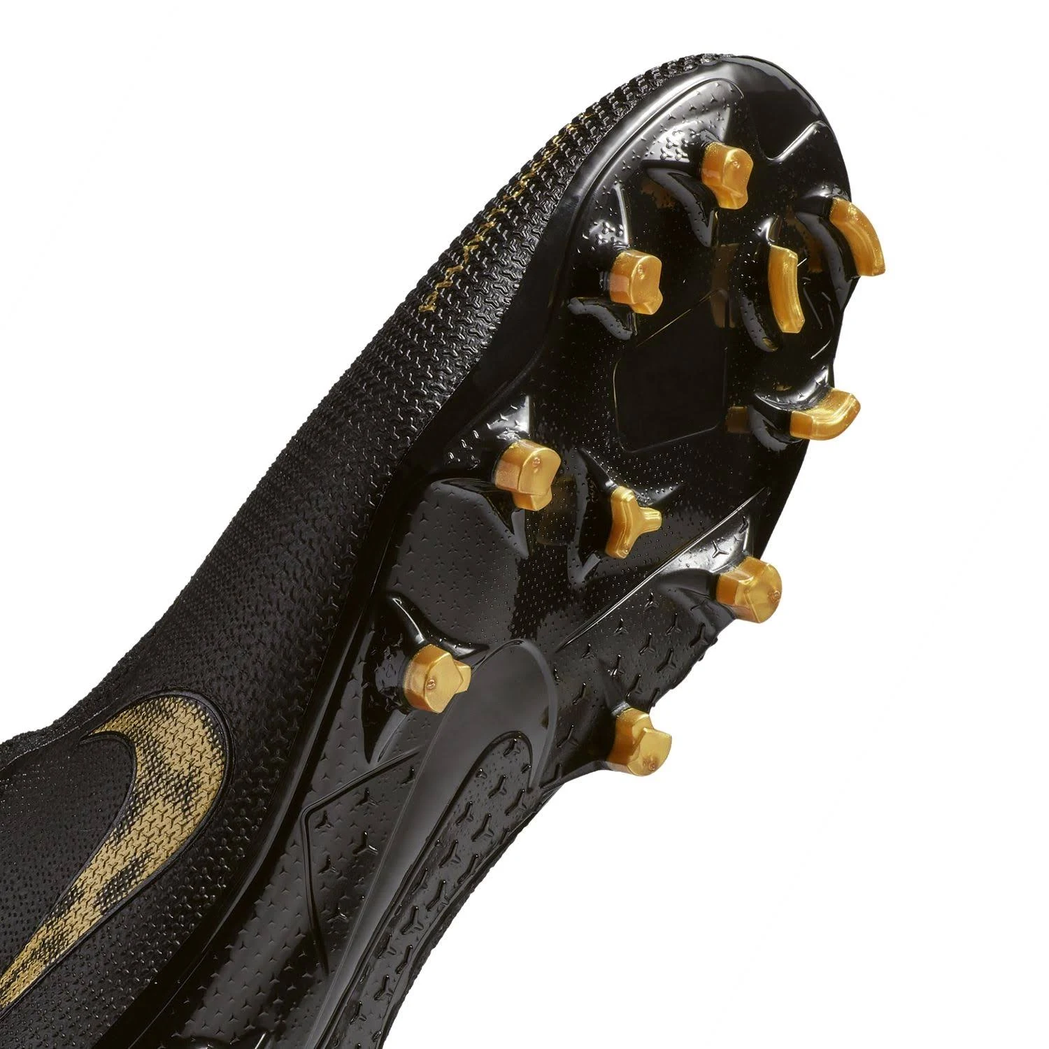 Nike Phantom Vision Elite DF FG Soccer Cleats Black-Gold - 12
