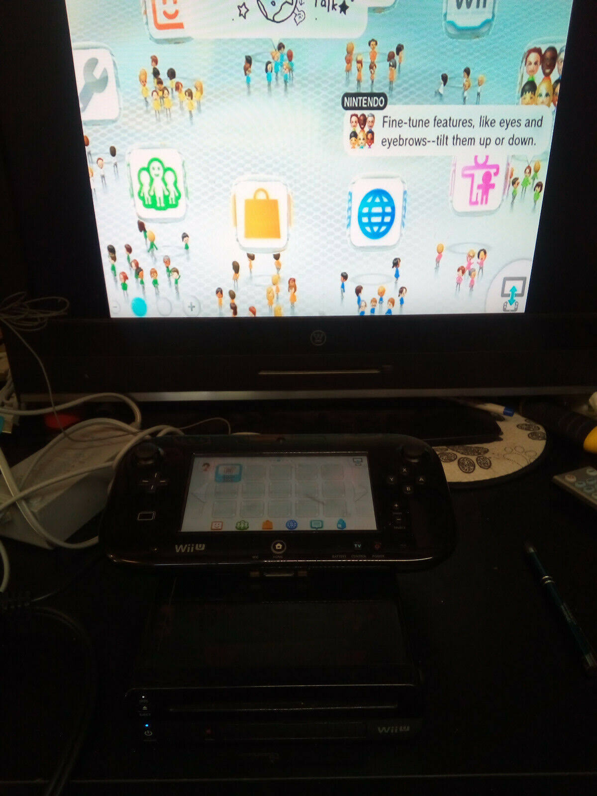 Nintendo Wii U Console - 32GB Black Deluxe Set