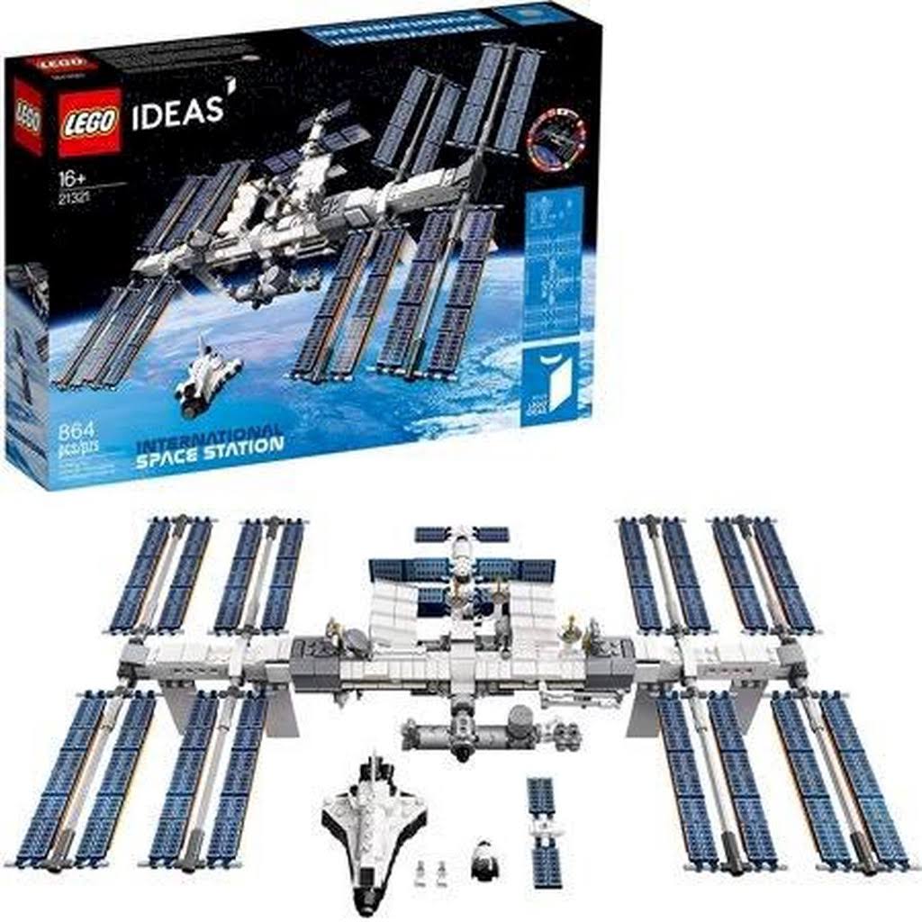 Lego Ideas International Space Station 21321 Building Kit, Adult Set for Display, Makes A Great Birthday Present, New 2020 (864