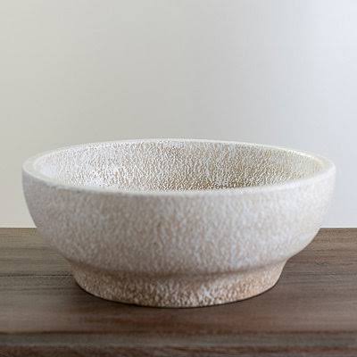 Kirkland's White Terracotta Bowl