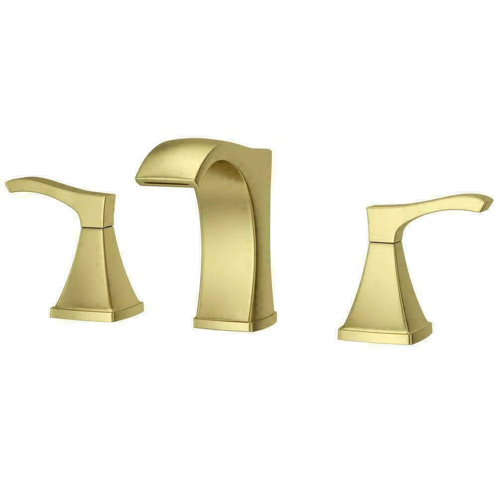 Pfister LF-049-VNBG Venturi 8 in. Widespread 2-Handle Bathroom Faucet in Brushed Gold