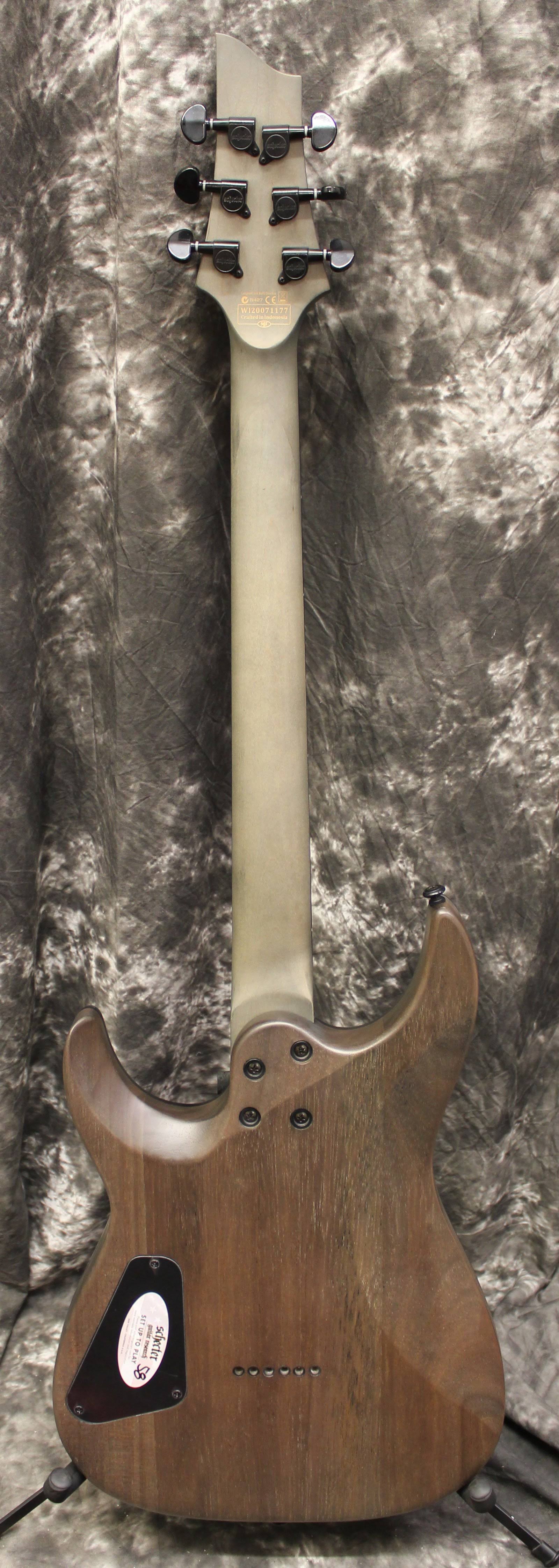 Schecter 2451 Omen Elite 6 Guitar, Rosewood Fretboard, Charcoal Finish