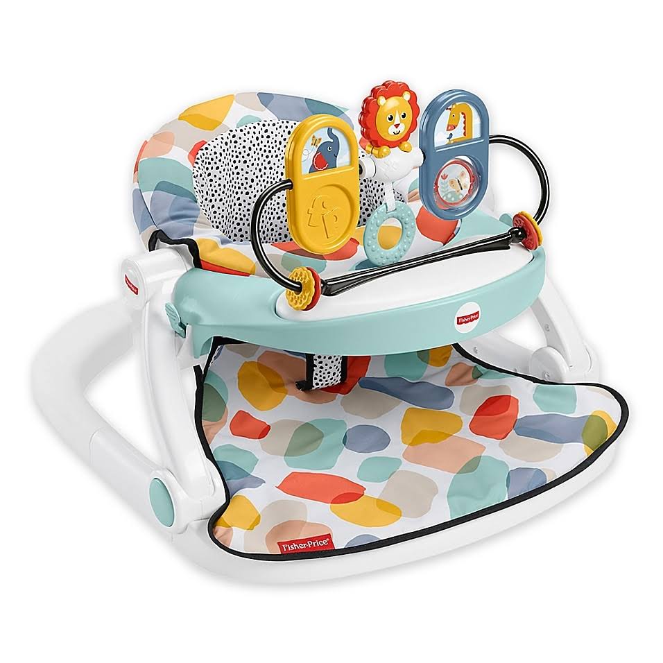 Fisher-Price Sit-Me-Up Deluxe Floor Seat in Beach Glass