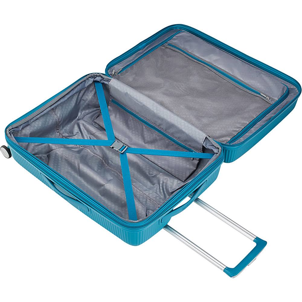 American Tourister Curio Hardside Luggage with Spinner Wheels, Black, 3-Piece Set (20/25/29)