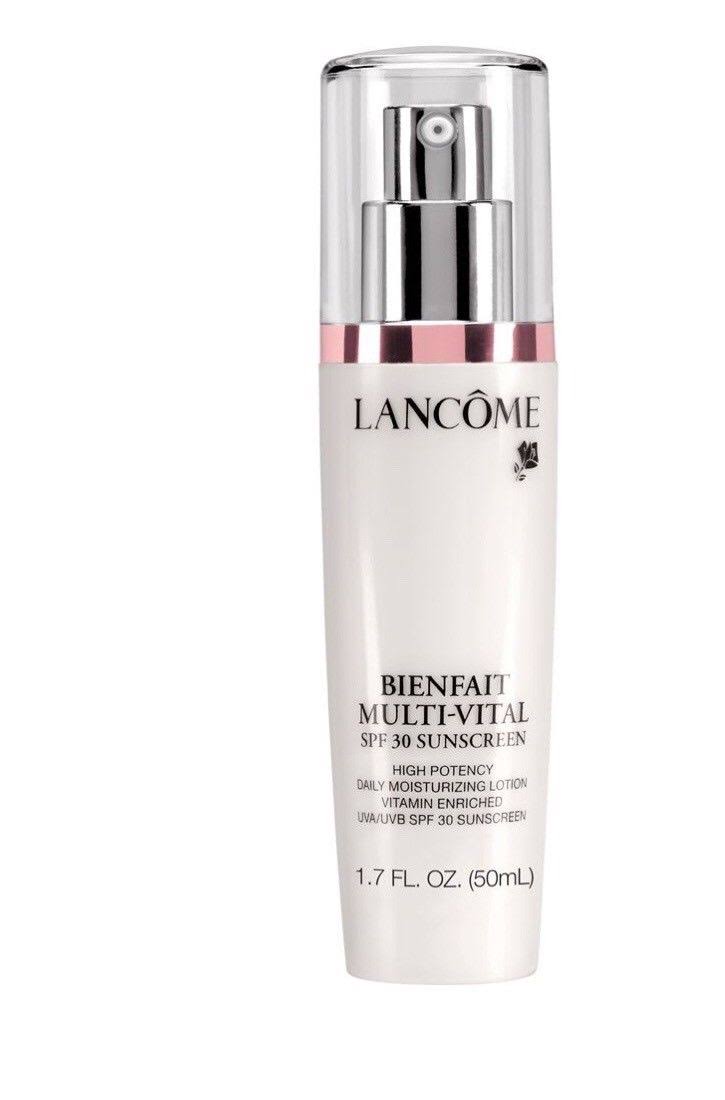 Lancome BIENFAIT MULTI-VITAL SPF 30 Sunscreen High Potency Daily Moisturizing Lotion 1.7 oz