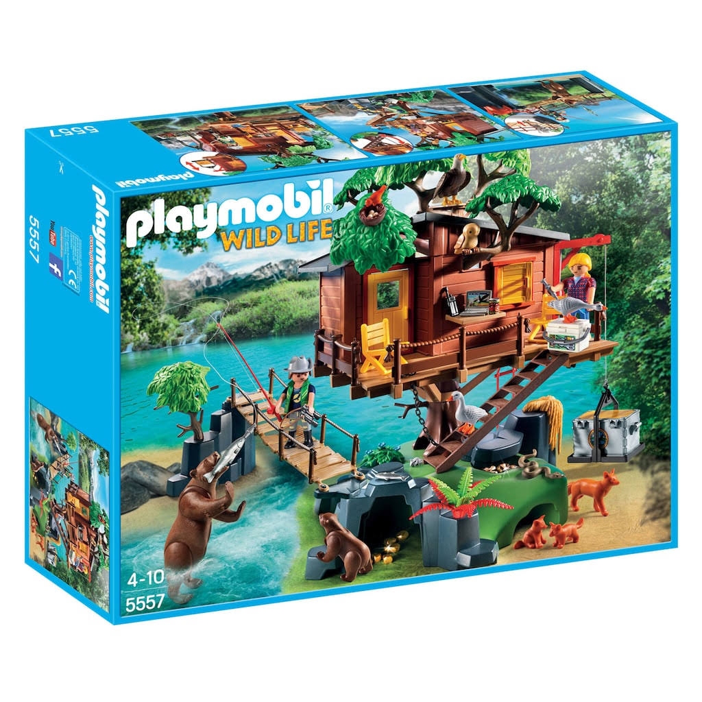 Playmobil Wildlife Adventure Tree House Playset