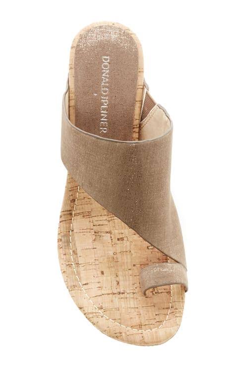 Donald Pliner Gyer Leather Wedge Sandal