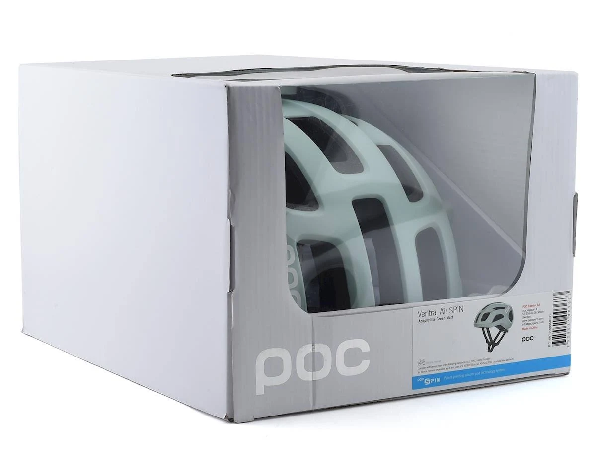 POC Ventral Air Spin Helmet Apophyllite Green Matte Small