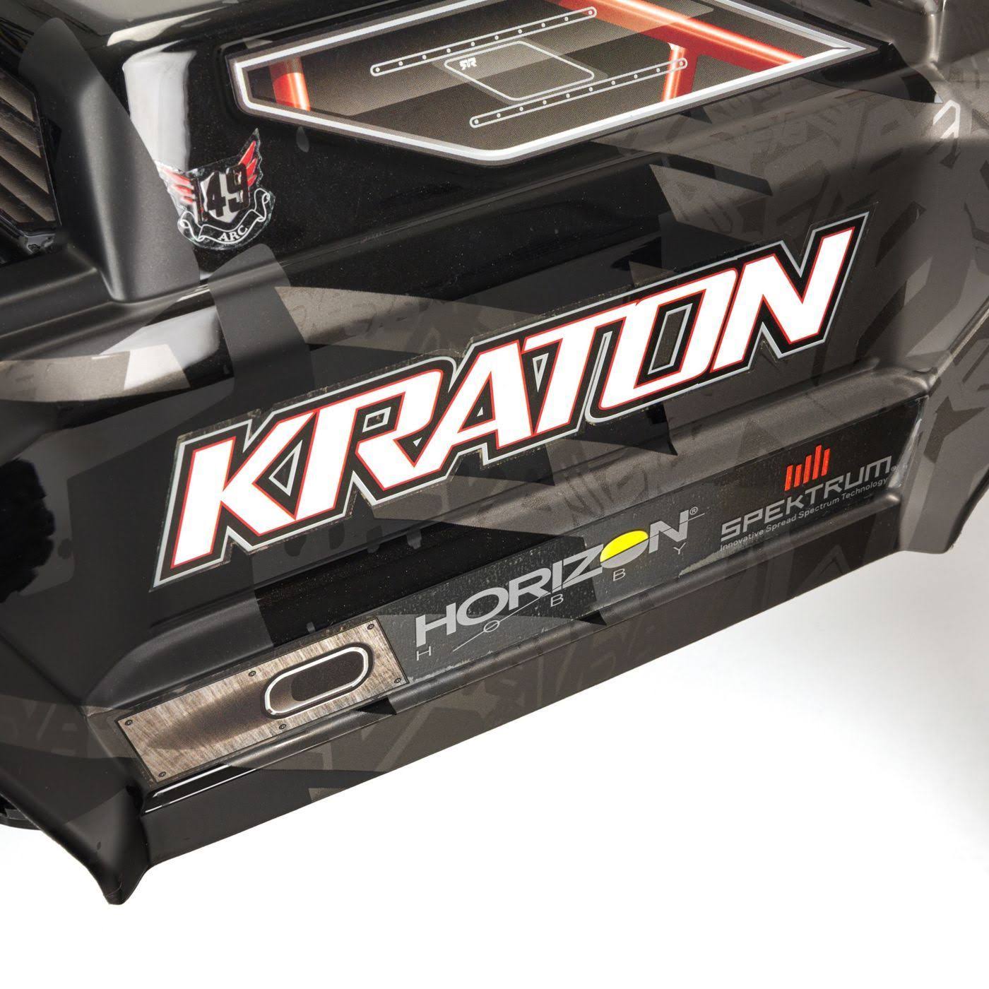 Arrma 1/8 Kraton 4WD Extreme Bash Roller Speed Monster Truck Black