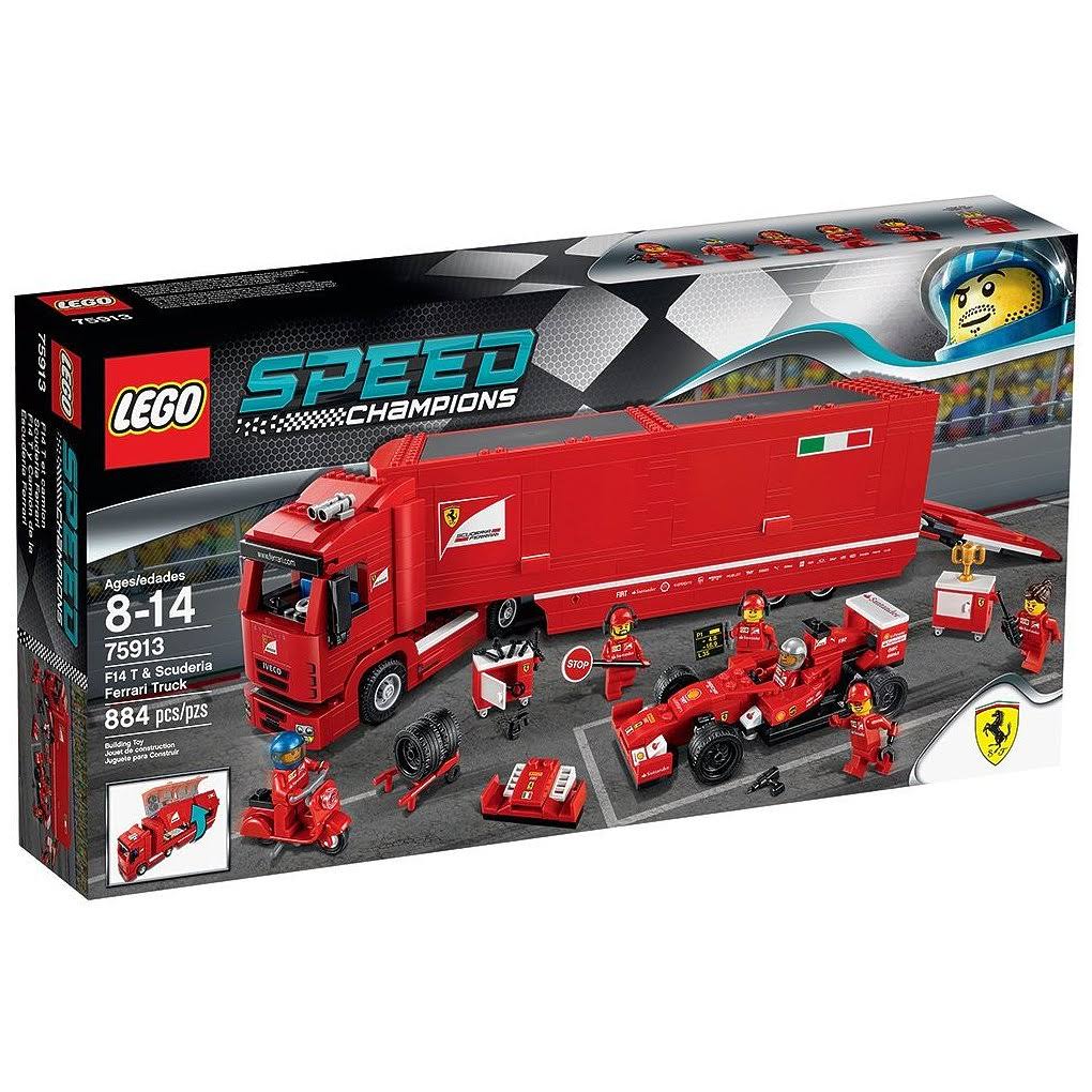 Lego Speed Champions F14 u0026 Scuderia Ferrari Truck 75913