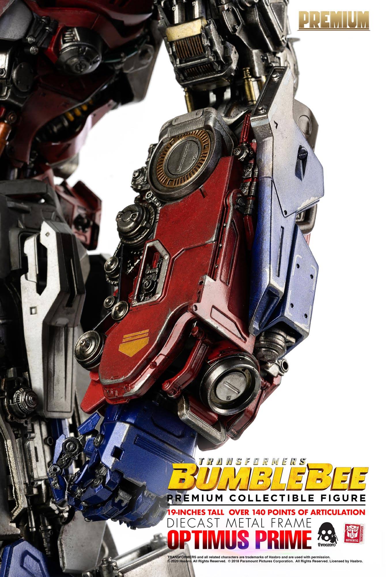 Transformers Bumblebee Optimus Prime Premium Scale Figure