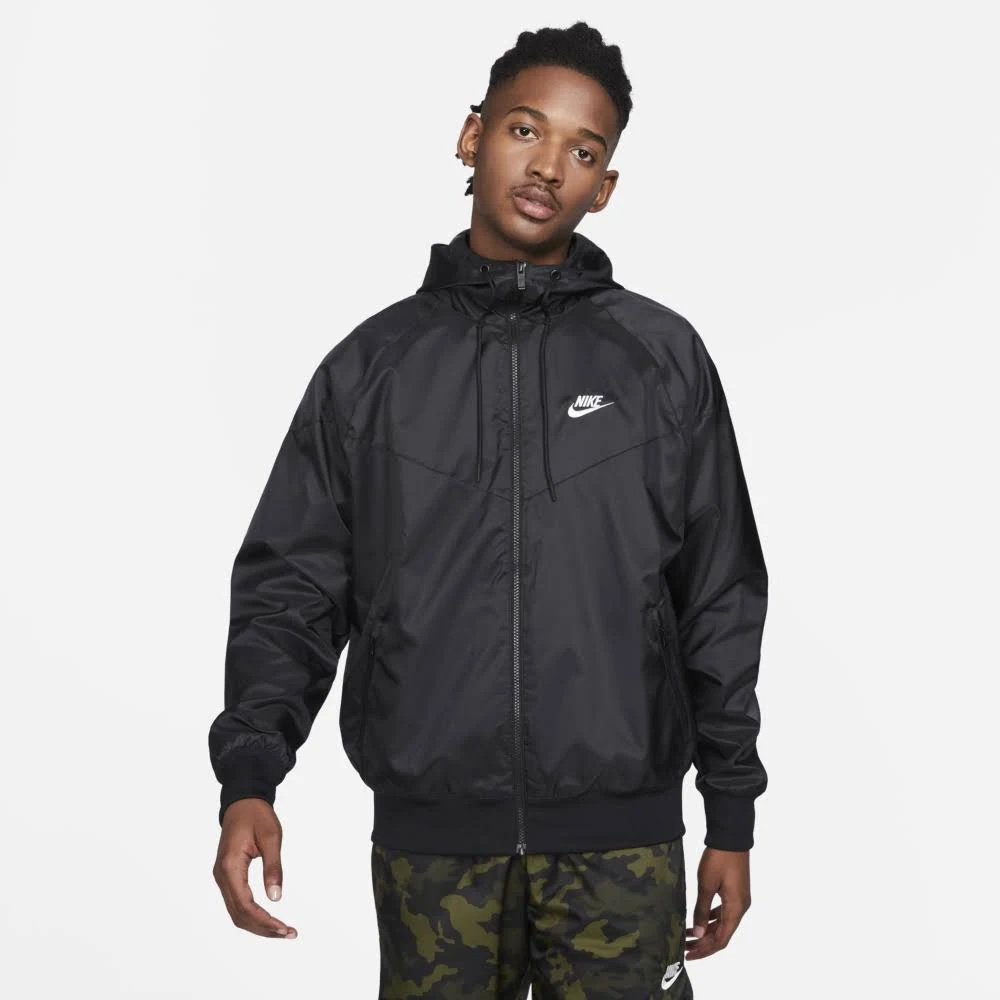 Nike Men&s Sportswear Windrunner Jacket - Black/White