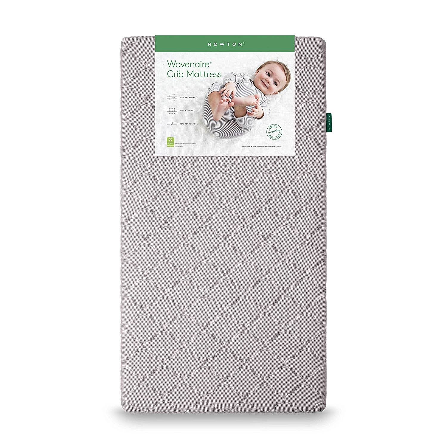 Newton Baby | Crib Mattress | 100% Breathable, Washable and Recyclable | Grey