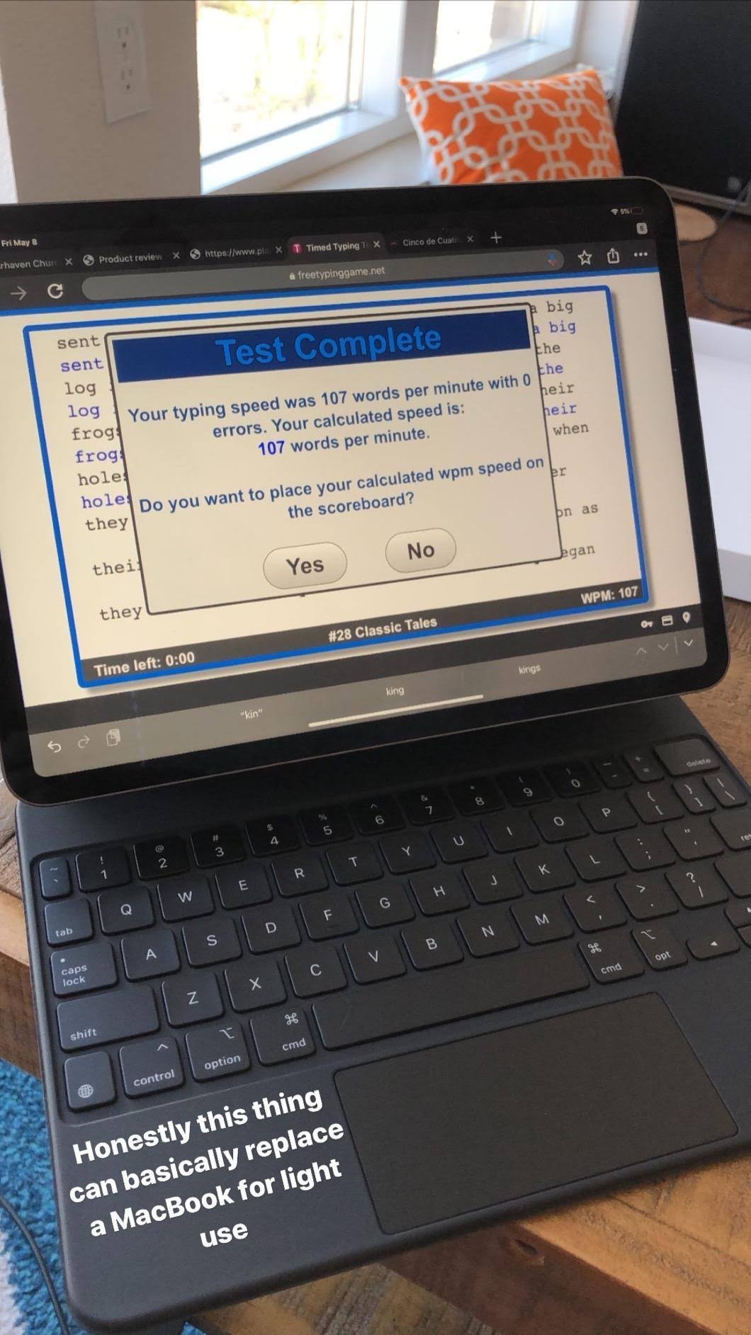 Apple Magic Keyboard for 11-inch Ipad Pro (2nd Generation)