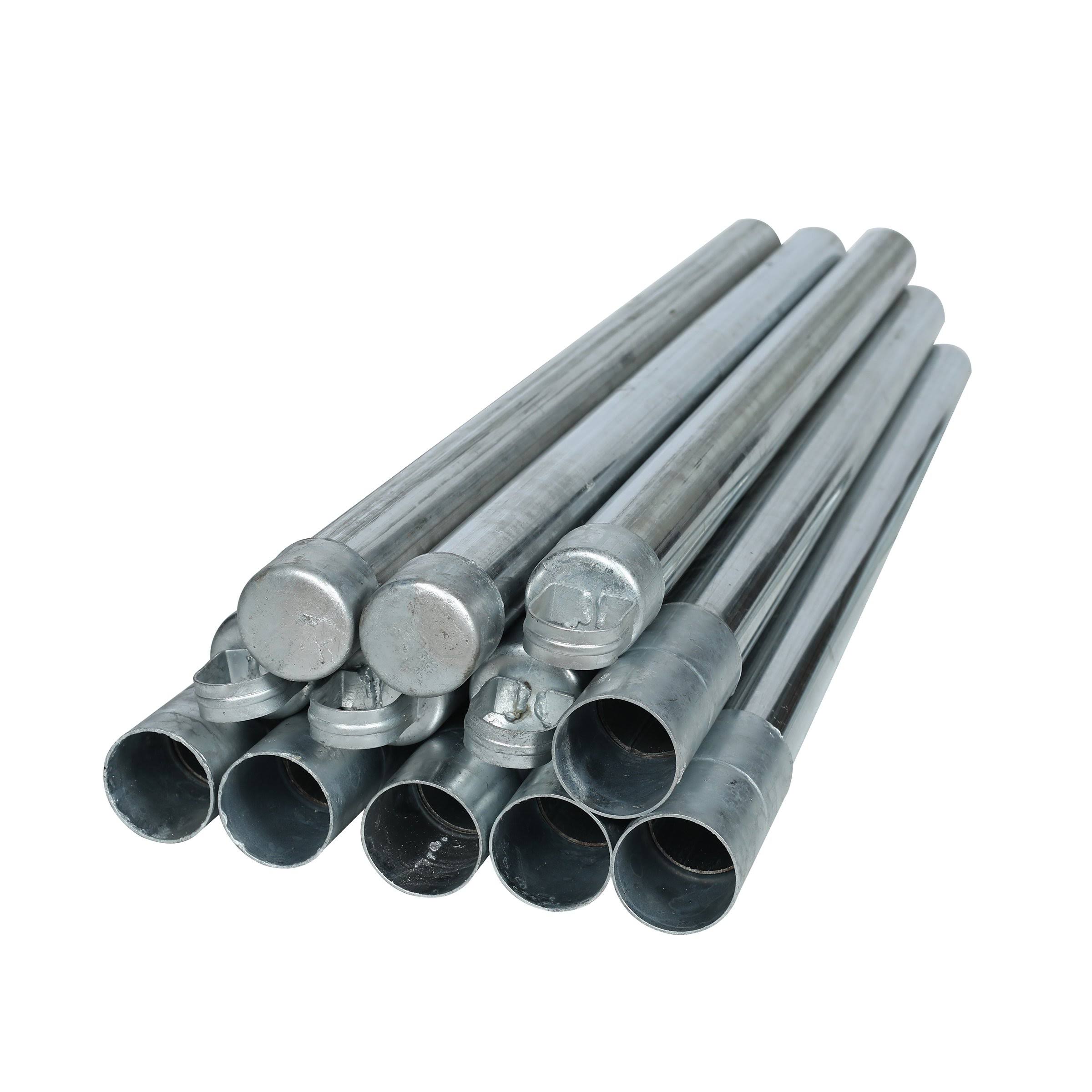 Aleko Galvanized Steel Chain Link Fence 5x50 Feet Complete Kit