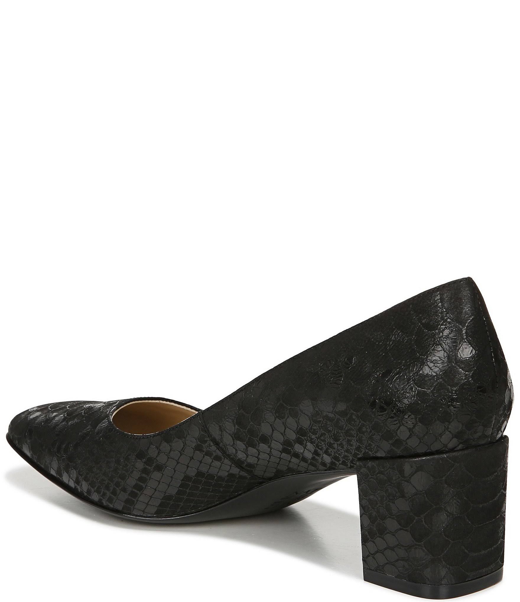 Naturalizer Karina Pumps - Tan Metallic Snake Leather