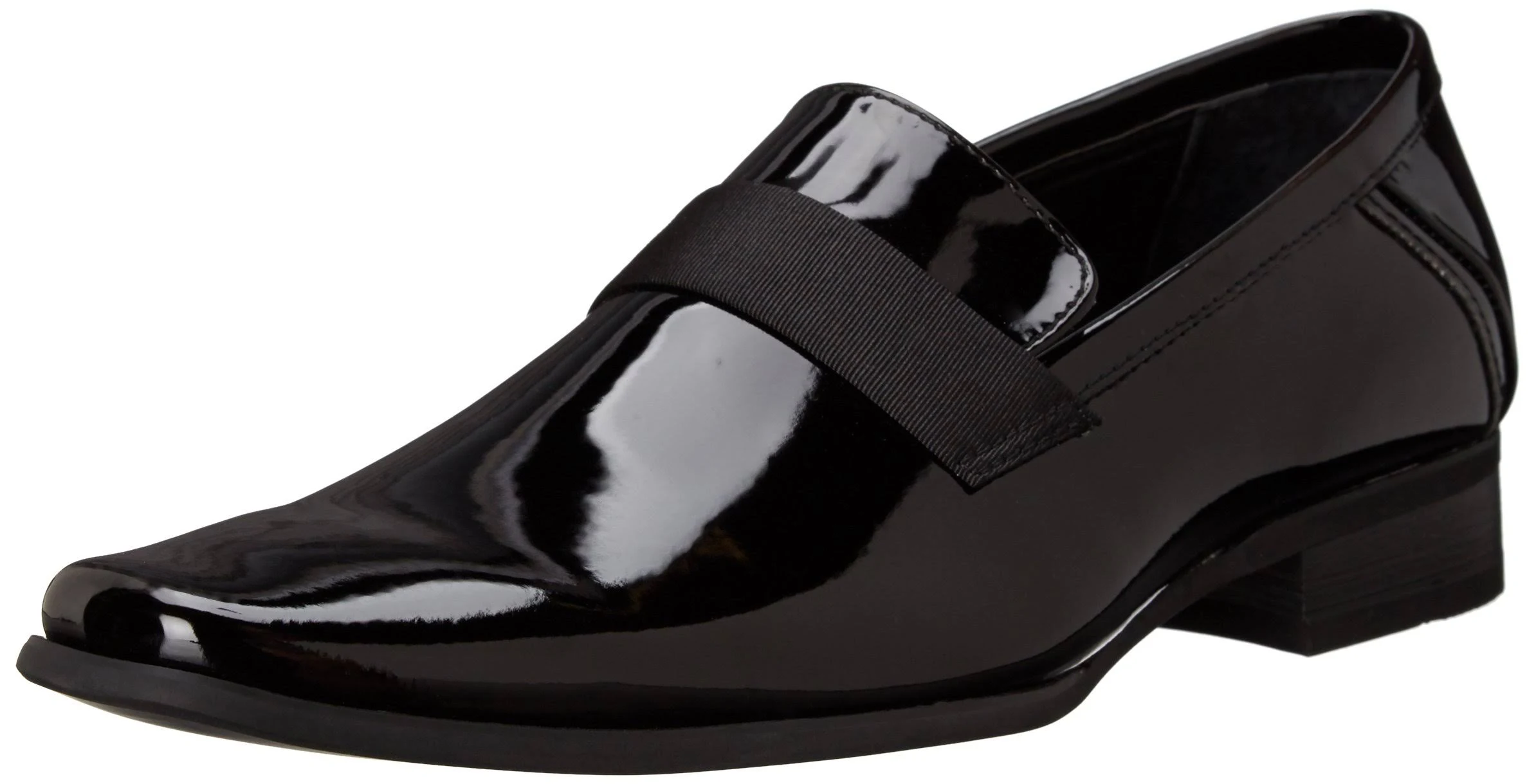 Calvin Klein Men's Bernard Tuxedo Dress Shoes - Black Patent