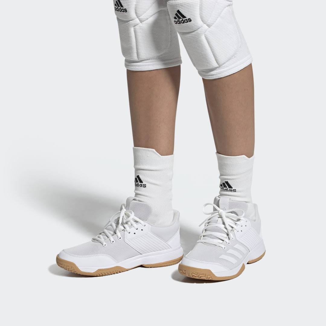 Adidas Ligra 6 White Women's Volleyball Shoes Size 7