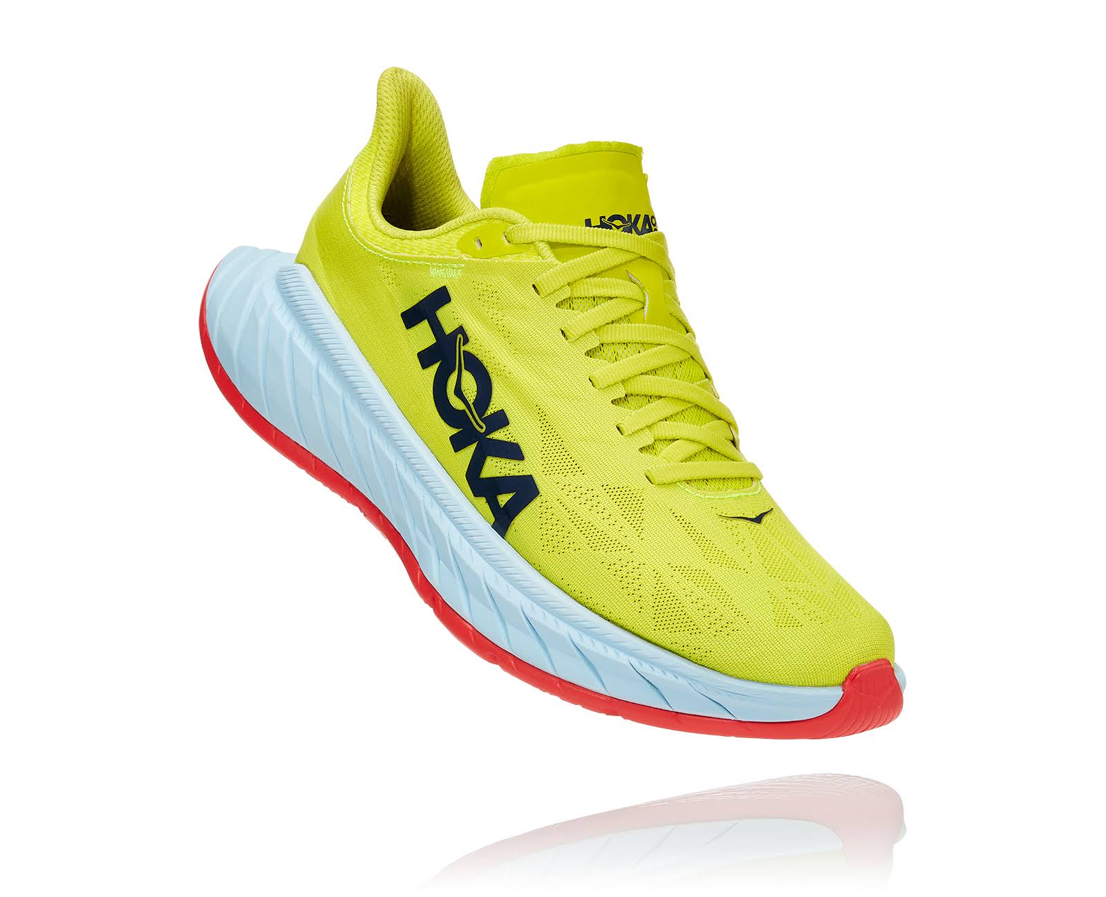Hoka One One Women;s Carbon x 2 Shoes - Evening Primrose u0026 Fiesta - 7