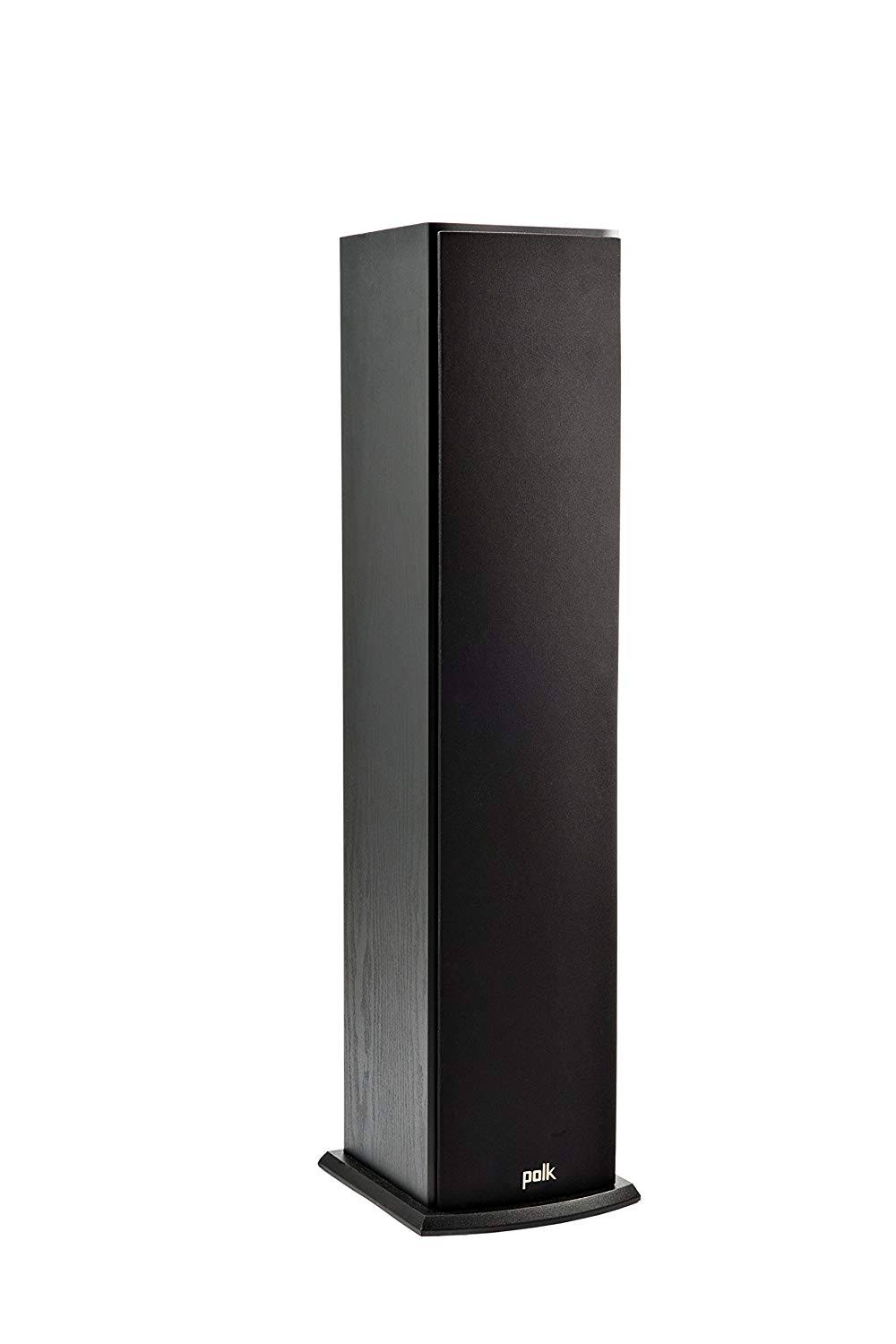 Polk Audio T50 Home Theater and Music Floor Standing Tower Speaker (Single, Black)