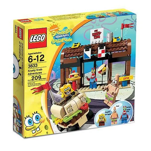 Lego 3833 SpongeBob SquarePants Krusty Krab Adventures