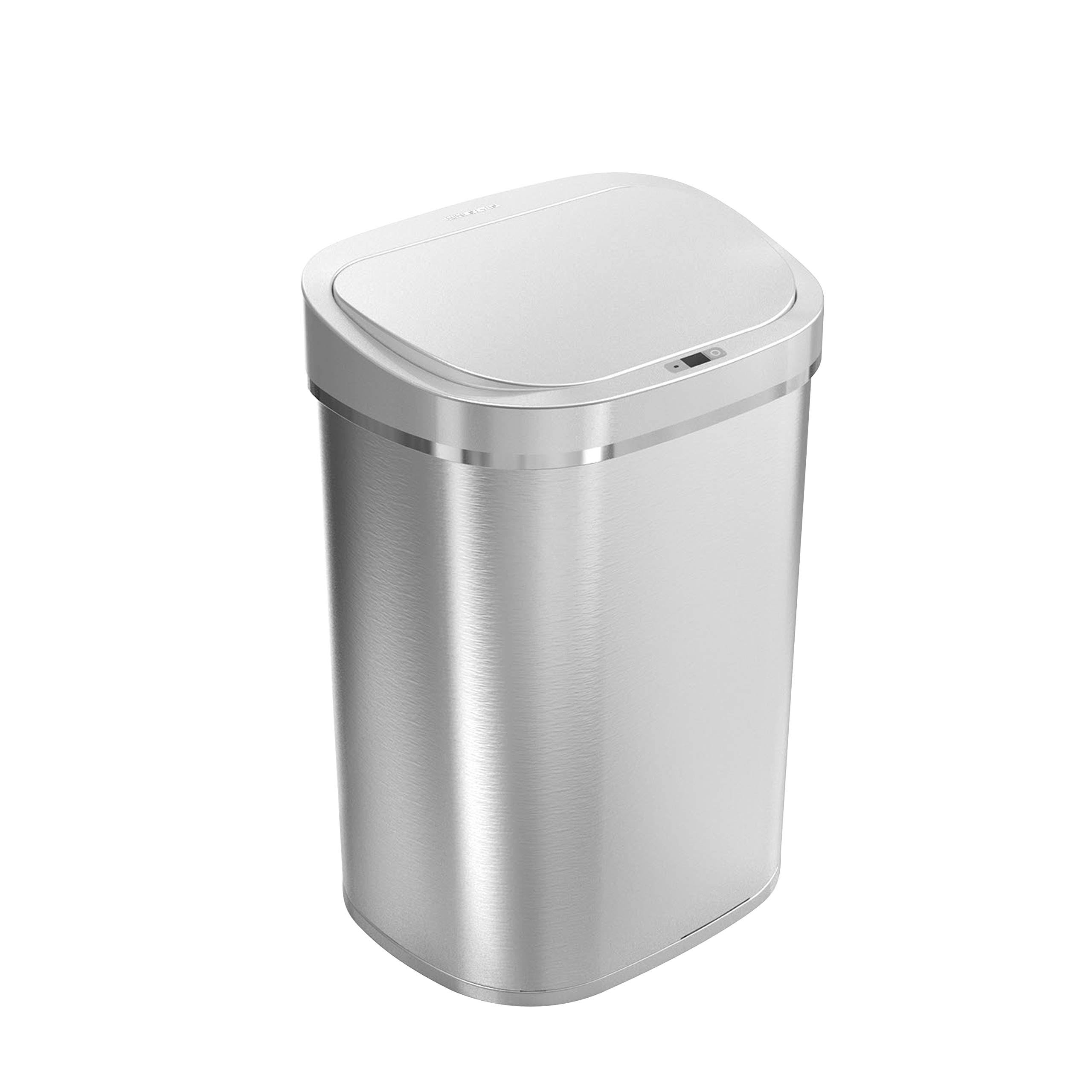 Ninestars DZT-80-35 Automatic Touchless Infrared Motion Sensor Trash Can, 21 Gal