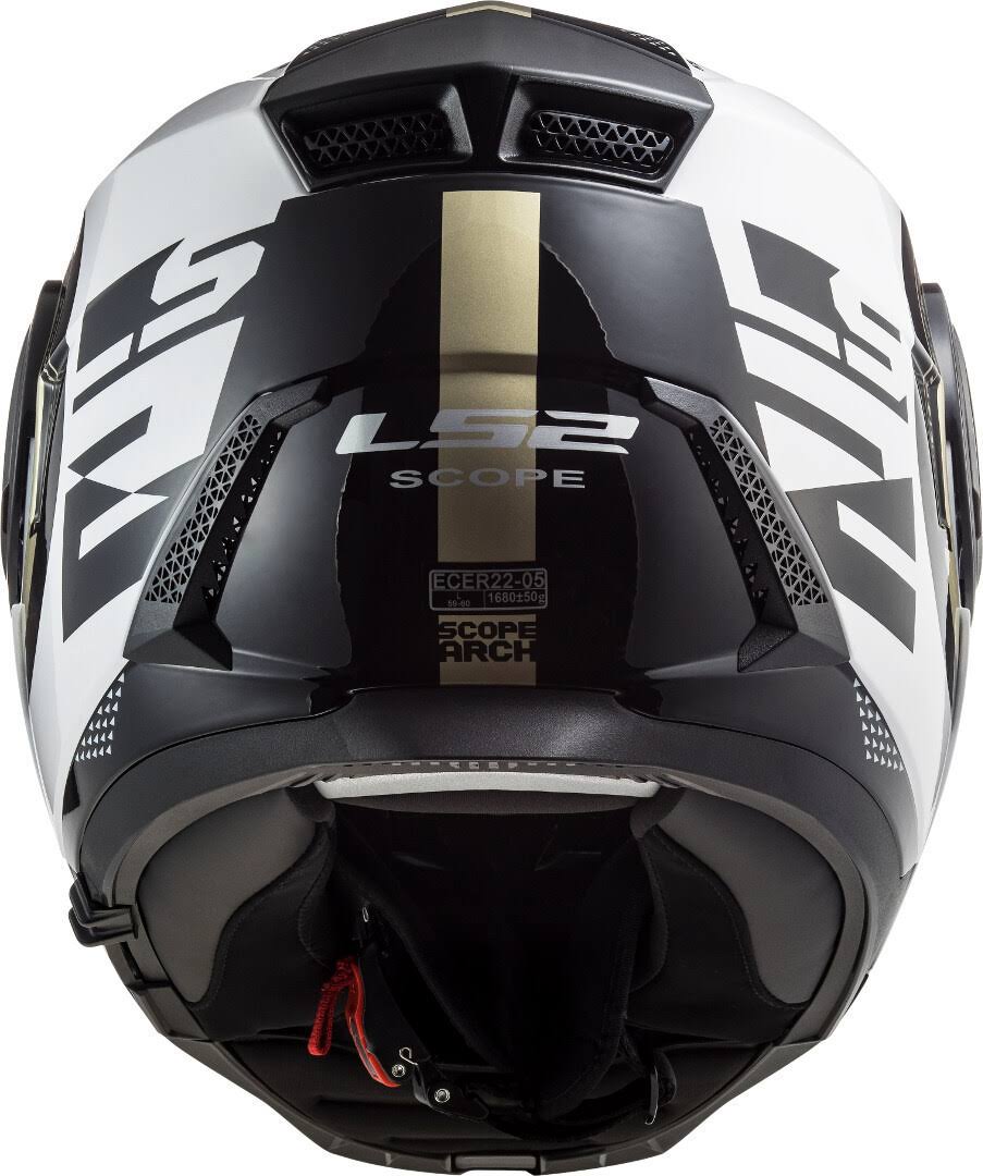 LS2 - Helmet FF902 Scope Arch White / Titanium - Size L