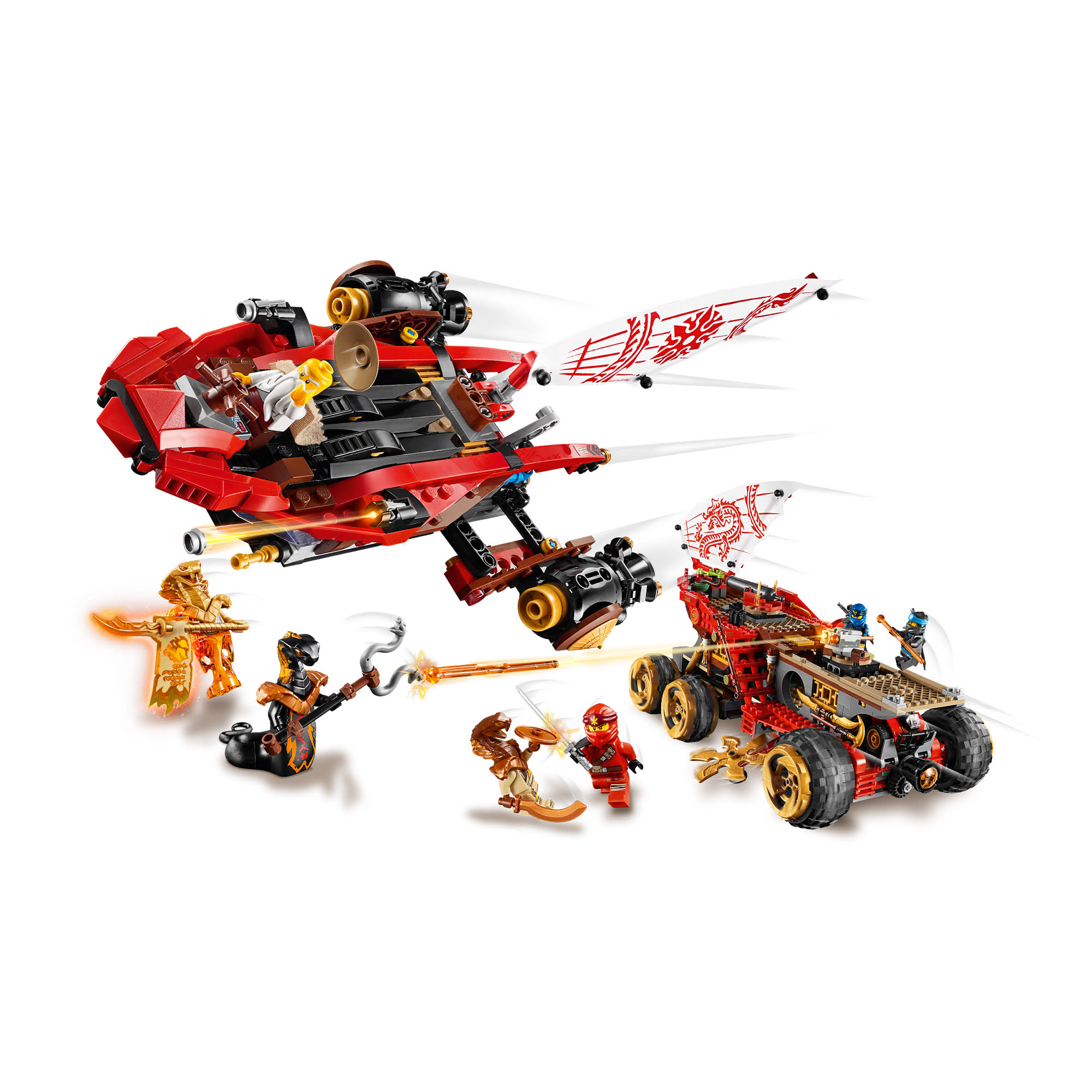 Lego Ninjago Land Bounty 70677 Building Set for Creative Play