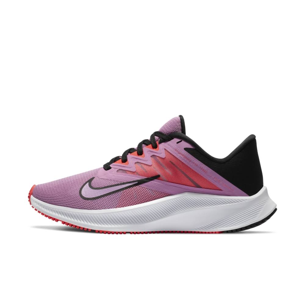 Women&s Nike Quest 3 Running Shoe - Pink/Red/Black - Size 11