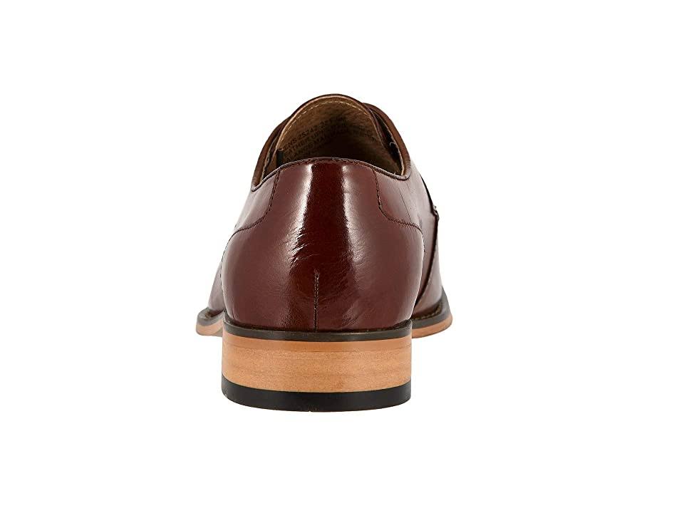 Stacy Adams Winthrop Moc Toe Woven Oxford Shoes Cognac 25242-221 - 9