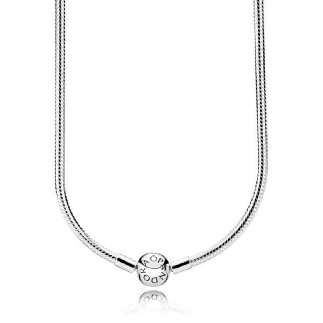 Pandora - 590742HV - Sterling Silver Charm Necklace 16.5in (42cm)