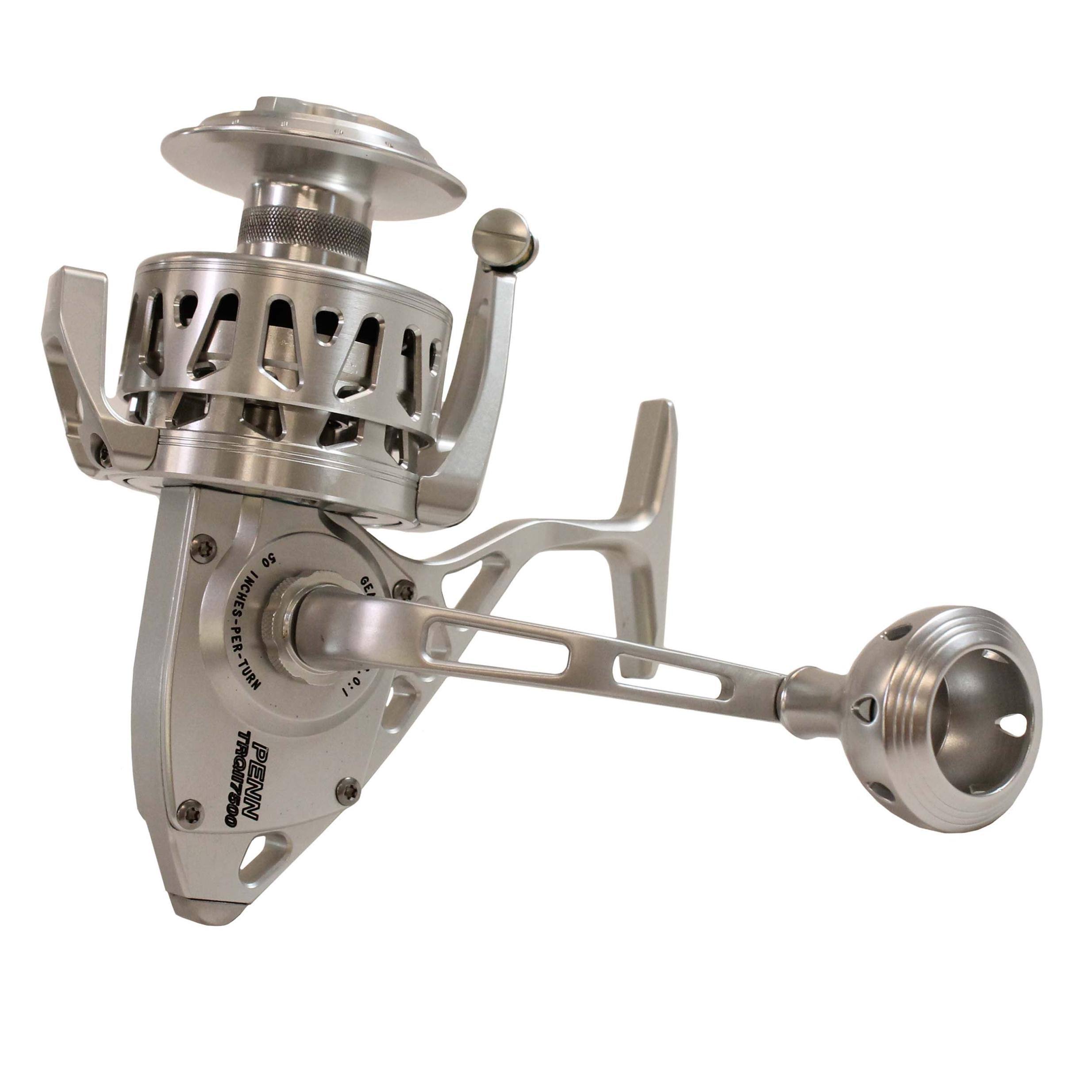 Torque II Spinning Reel - 7500BLS, 6.0-1 Gear Ratio, 50x22 Retrieve Rate, 50 lb Max Drag, Ambidextrous