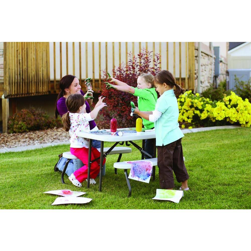 Lifetime Kid&s Picnic Table, Almond