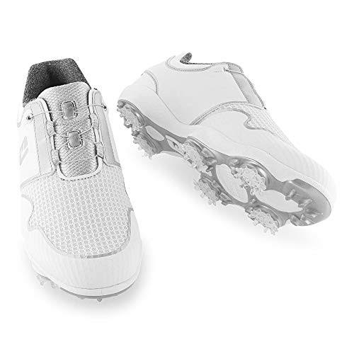FootJoy Sport TF Boa (White/Silver) Women's Golf Shoes