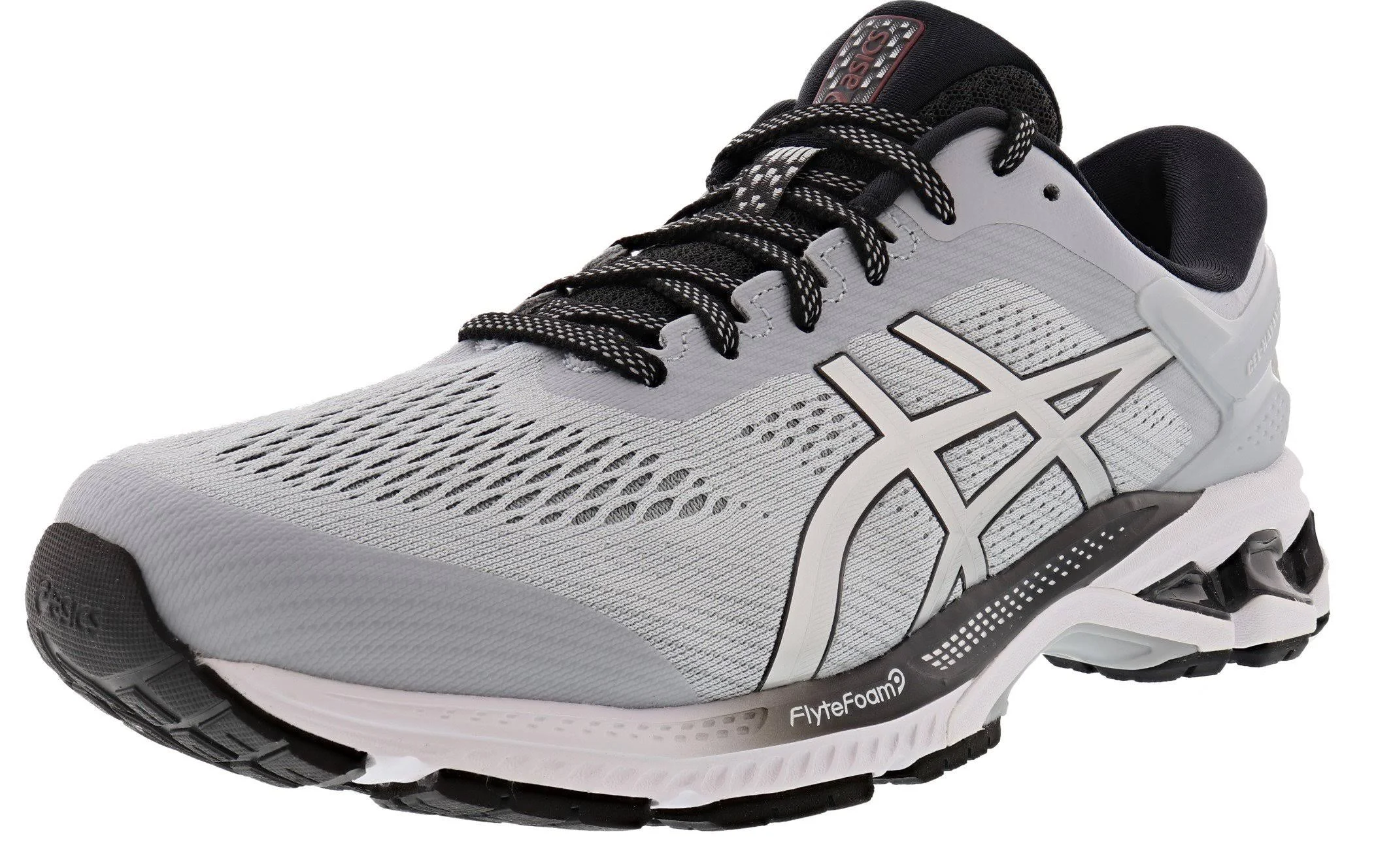 Asics Men&s Gel Kayano 26 Running Shoe Grey/Silver 11
