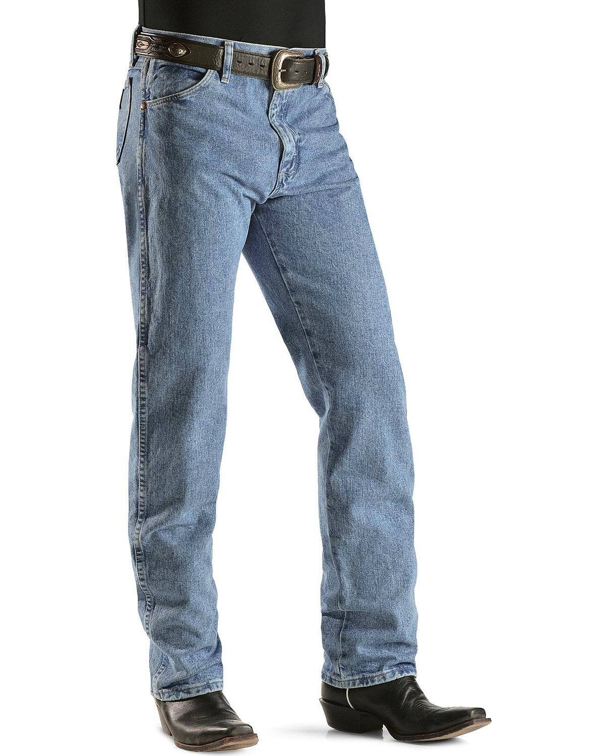Wrangler Men's Antique Wash Cowboy Cut Original Fit Jeans
