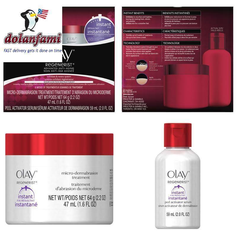 Olay Regenerist Microdermabrasion u0026 Peel System Treatment 1 Kit