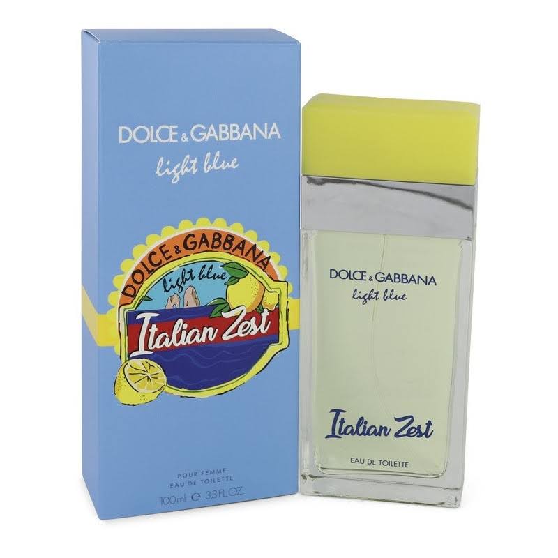 D & G Light Blue Italian Zest by Dolce & Gabbana EDT Spray 3.3 oz