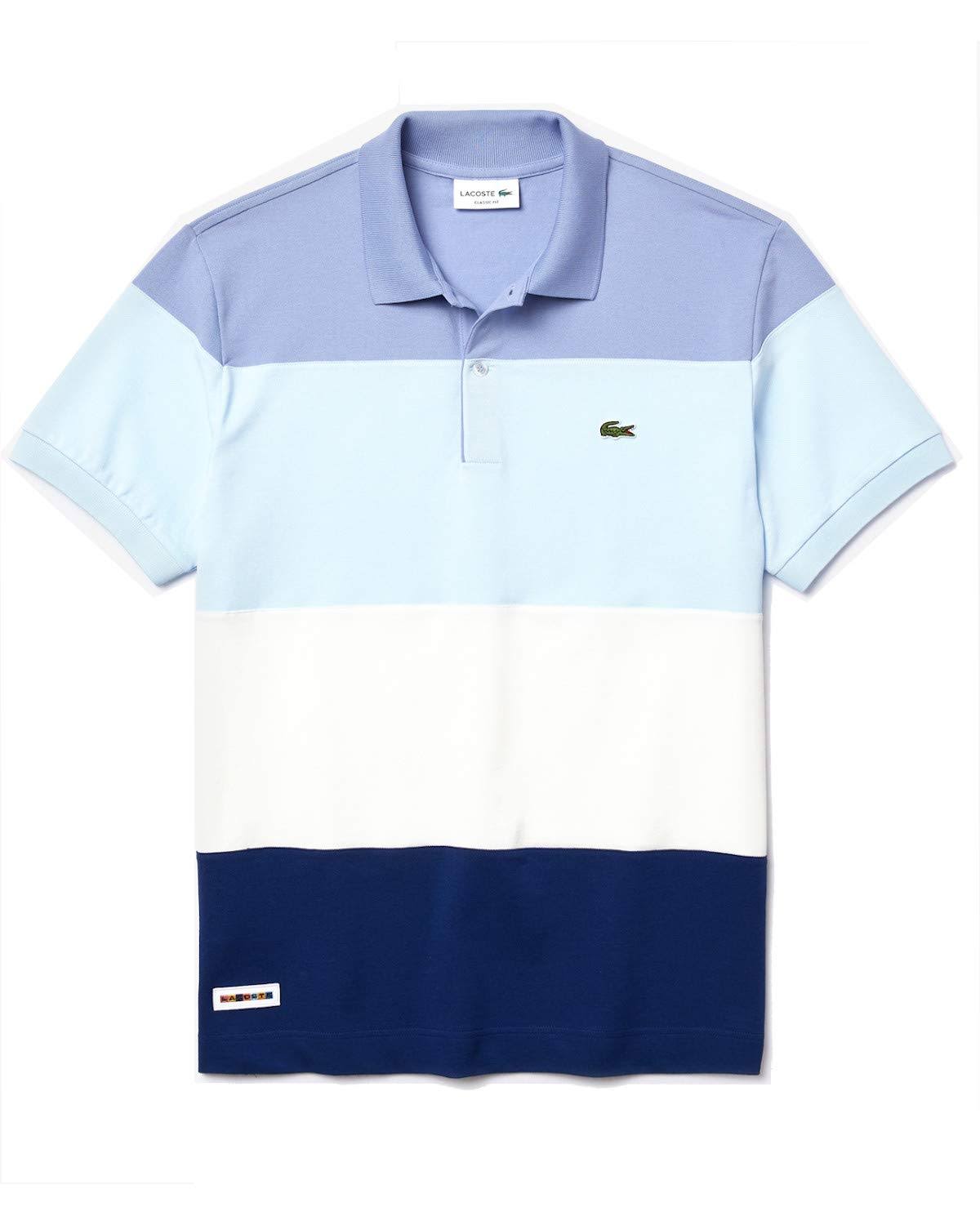 Lacoste Men's Short Sleeve Classic Fit Color Block Polo Shirt